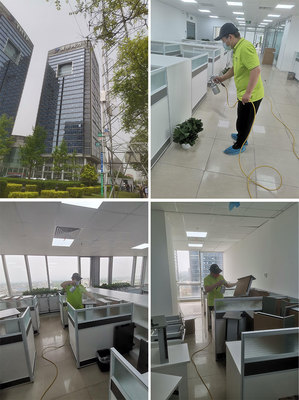 北京海淀區(qū)清華同方科技廣場A座除甲醛治理服務(wù)項目